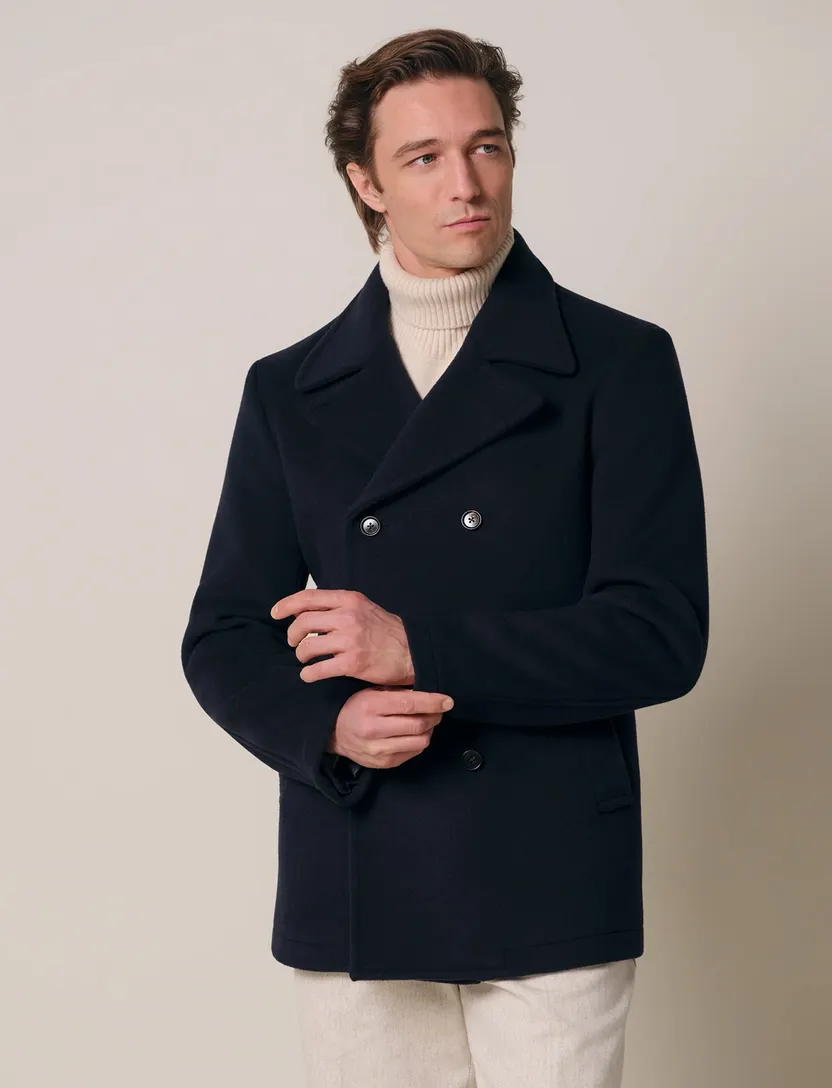 Overjas Profuomo donkerblauw