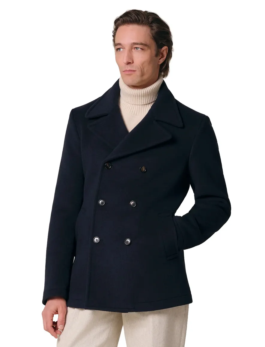 Profuomo overjas donkerblauw