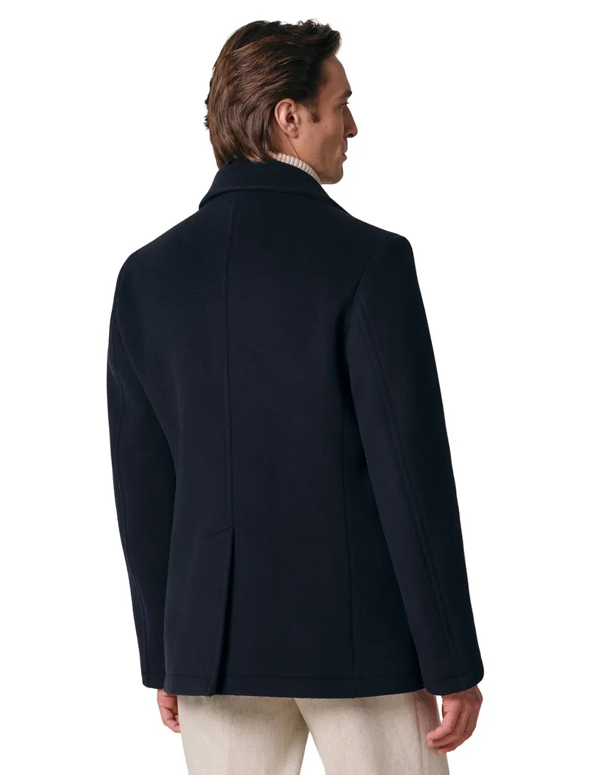 Overjas Profuomo donkerblauw