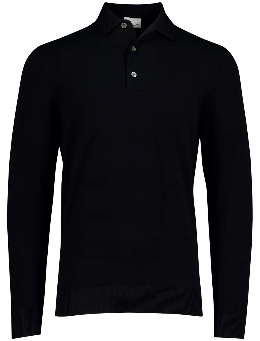Poloshirt Profuomo donkerblauw POLO ONEPIECE NAVY