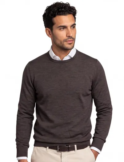 Profuomo Trui Profuomo bruin wol