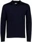 Trui Profuomo donkerblauw gebreid
