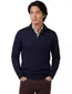 Trui Profuomo donkerblauw gebreid