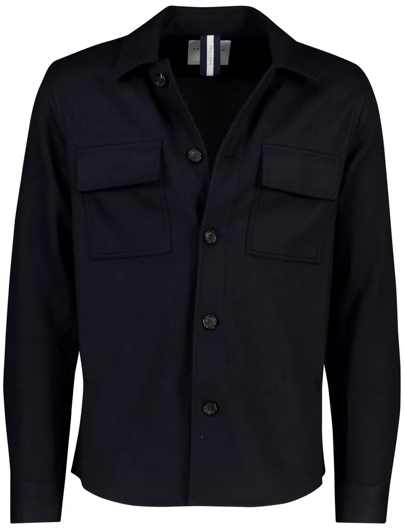 Vest Profuomo donkerblauw slim fit