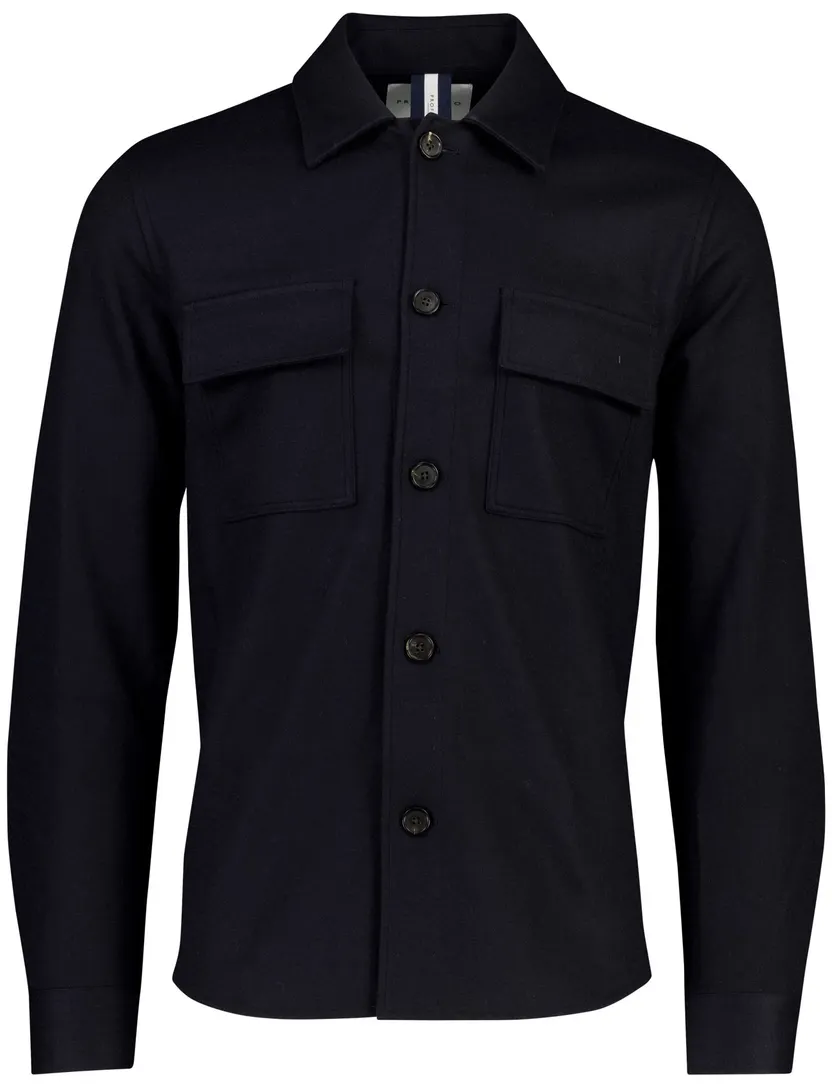 Vest Profuomo donkerblauw slim fit