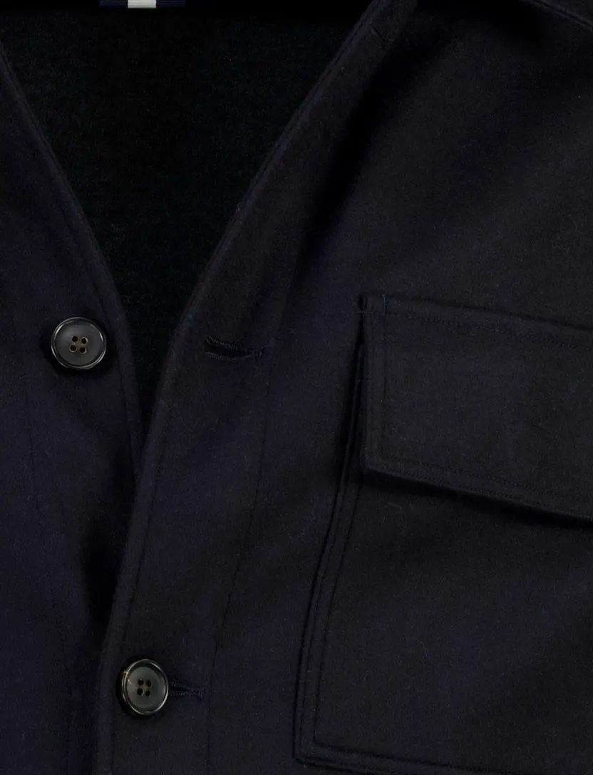 Vest Profuomo donkerblauw slim fit
