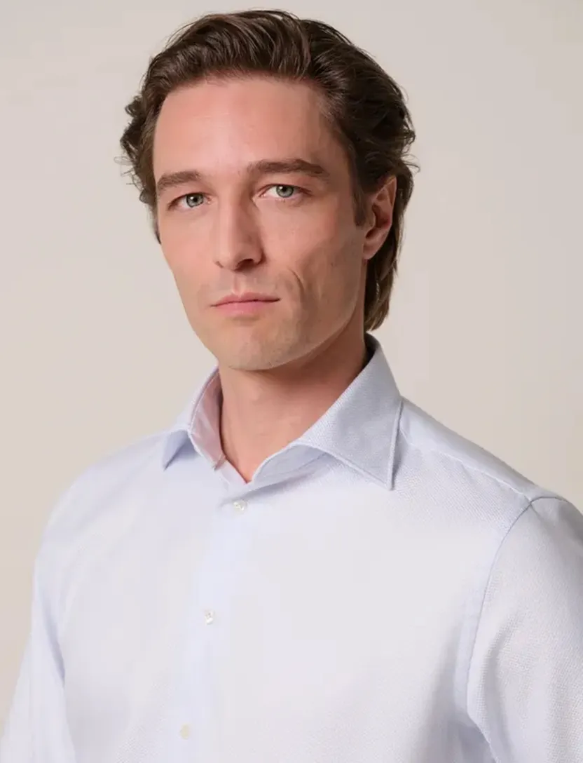 Overhemd Profuomo Slim Fit lichtblauw