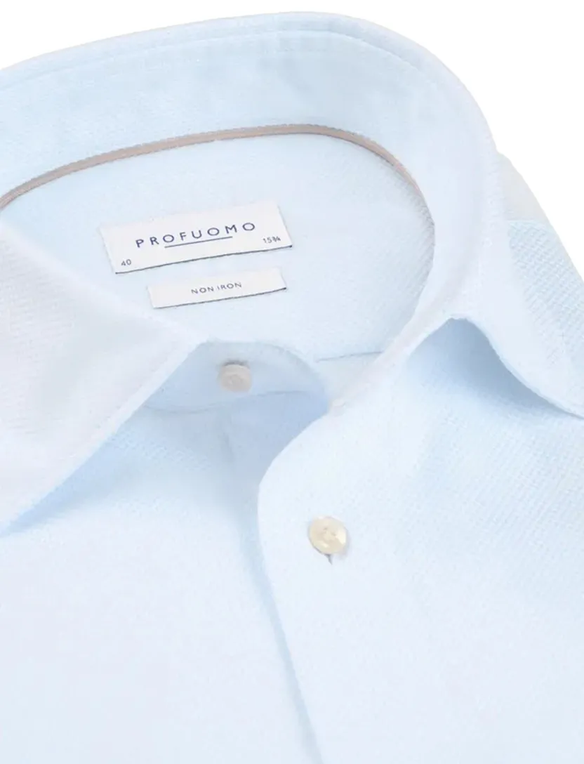 Overhemd Profuomo Slim Fit lichtblauw