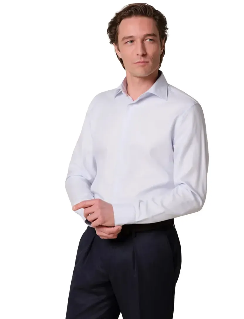Overhemd Profuomo Slim Fit lichtblauw