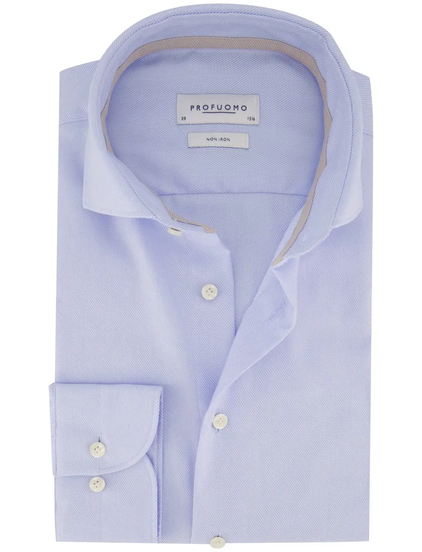 Overhemd Profuomo lichtblauw SHIRT CUTAWAY SF L.BLUE