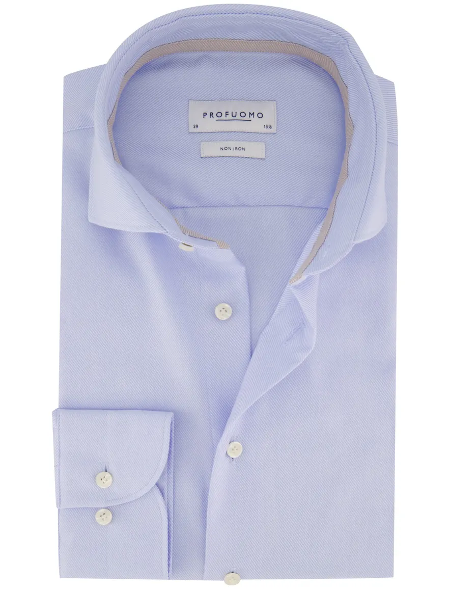 Overhemd Profuomo lichtblauw SHIRT CUTAWAY SF L.BLUE