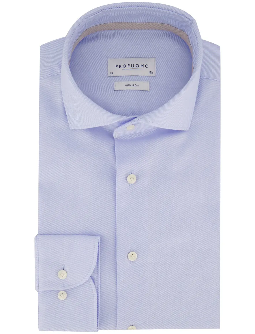 Overhemd Profuomo lichtblauw SHIRT CUTAWAY SF L.BLUE