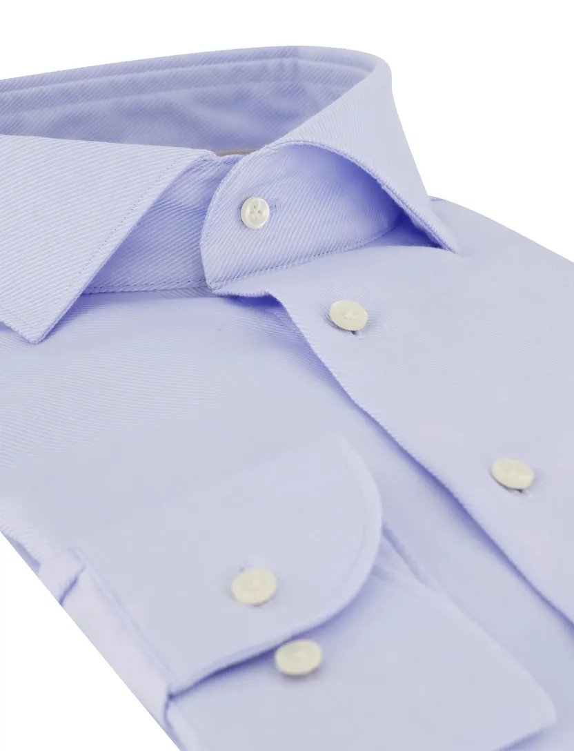 Overhemd Profuomo lichtblauw SHIRT CUTAWAY SF L.BLUE