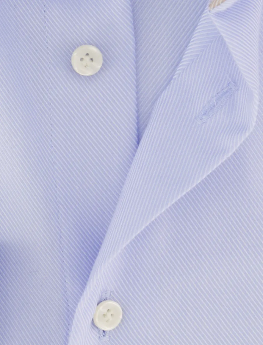 Overhemd Profuomo lichtblauw SHIRT CUTAWAY SF L.BLUE