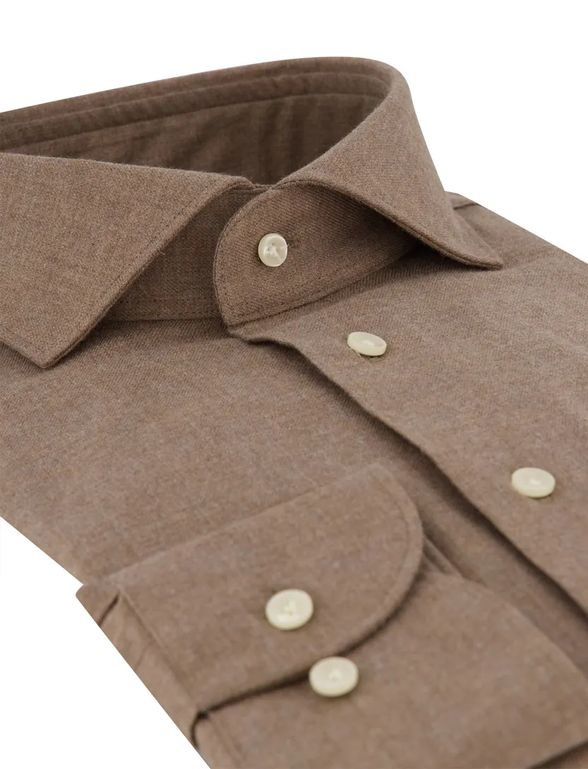 Overhemd Profuomo bruin