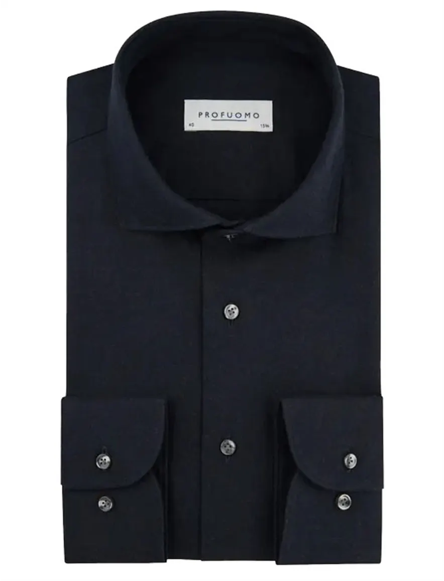 Profuomo overhemd donkerblauw