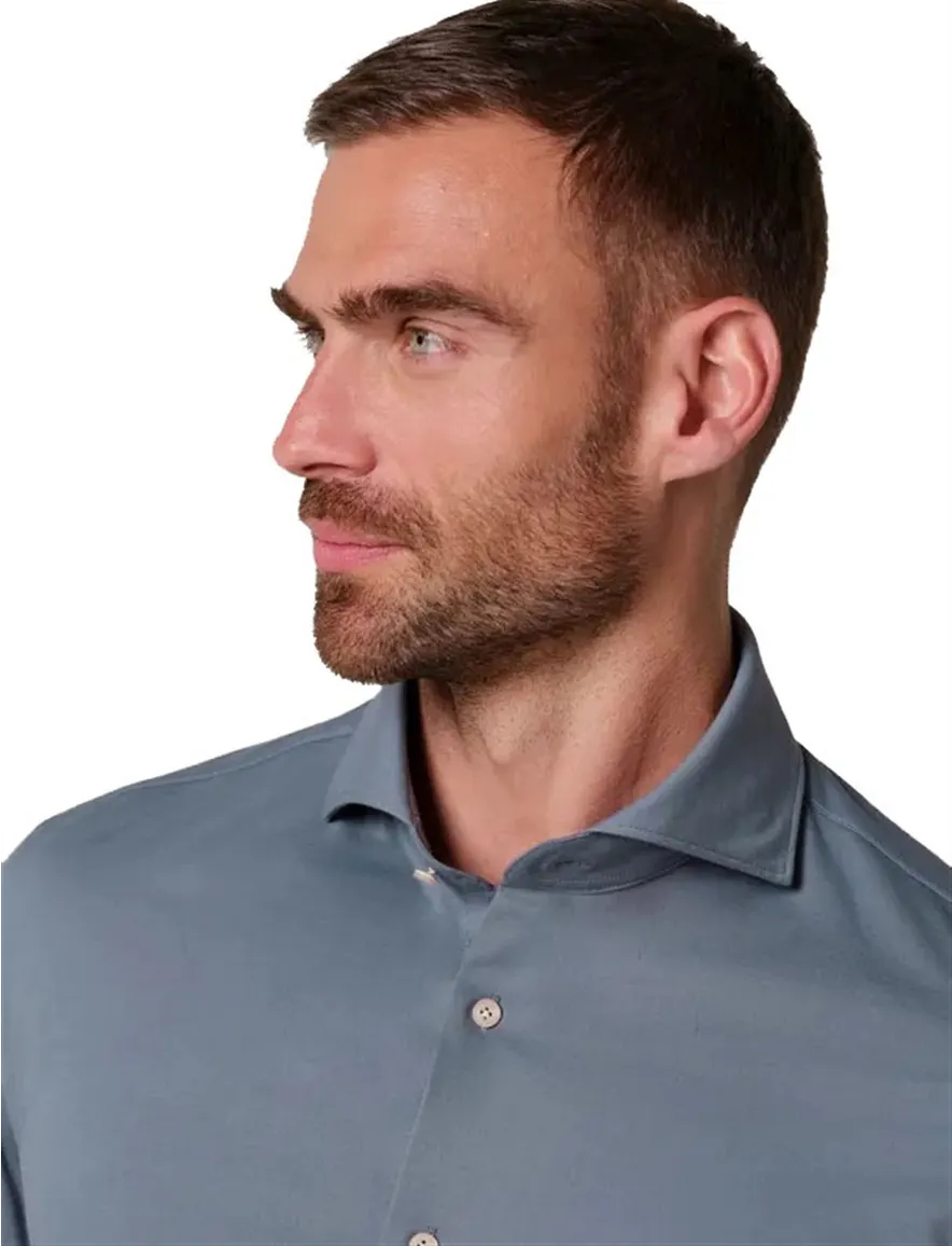 Overhemd Profuomo lichtblauw SHIRT X-CUTAWAY SF INDIGO