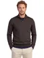 Profuomo trui half zip bruin
