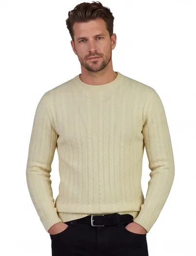 Profuomo Trui Profuomo creme wol