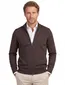 Profuomo vest bruin gemeleerd wol