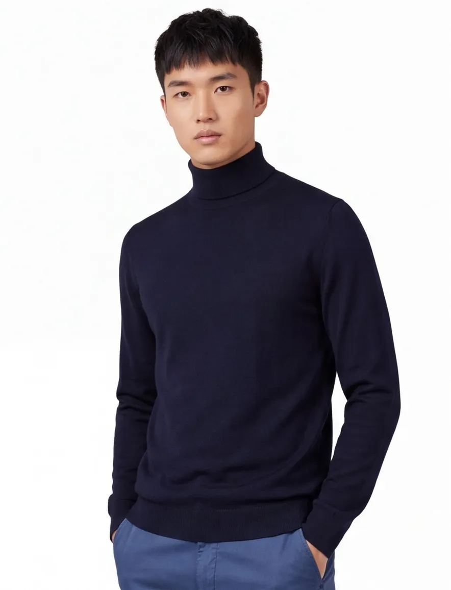 Profuomo coltrui donkerblauw wol