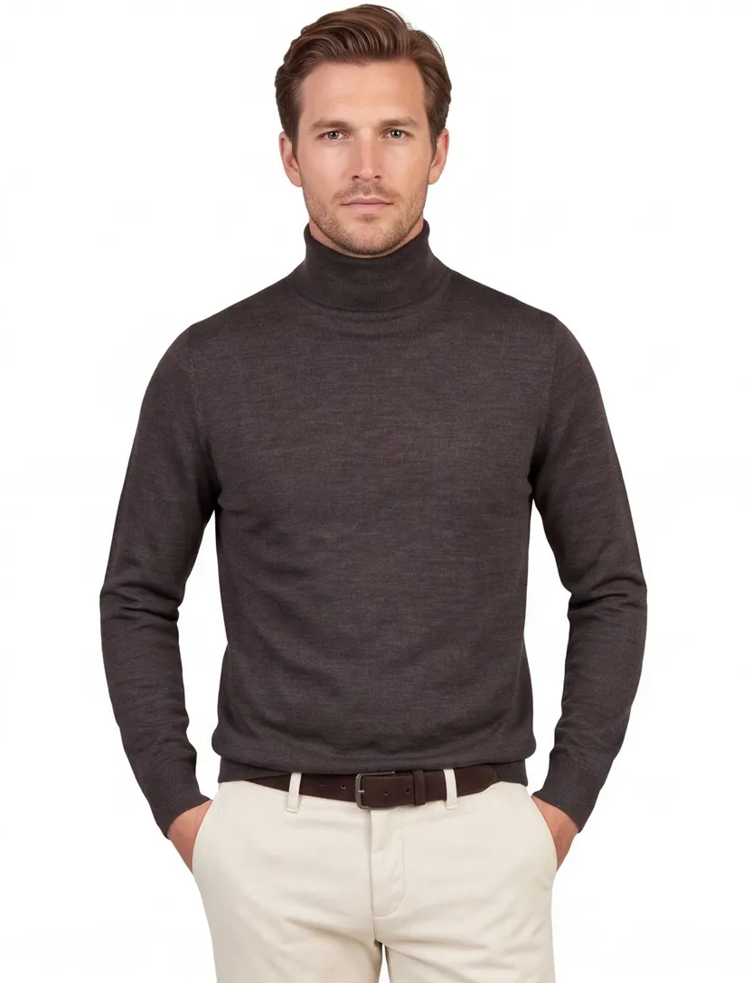 Coltrui Profuomo bruin wol