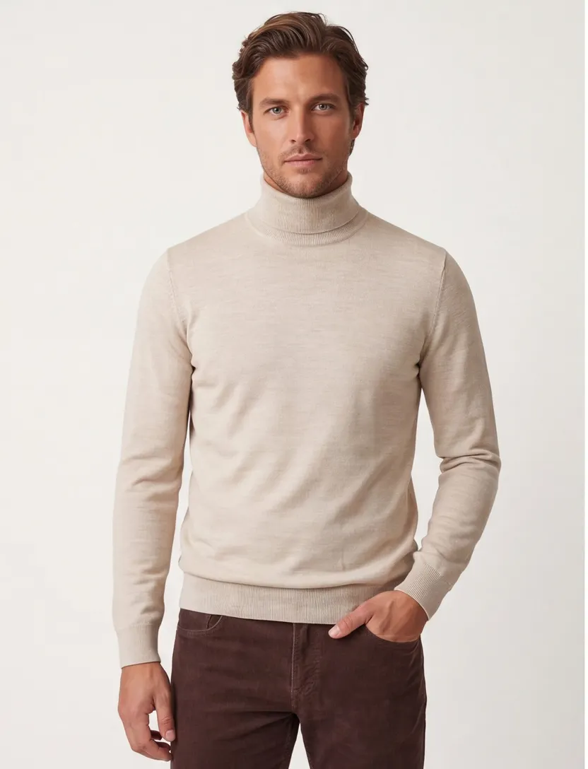Coltrui Profuomo beige wol