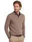 Poloshirt Profuomo bruin POLO LS BROWN