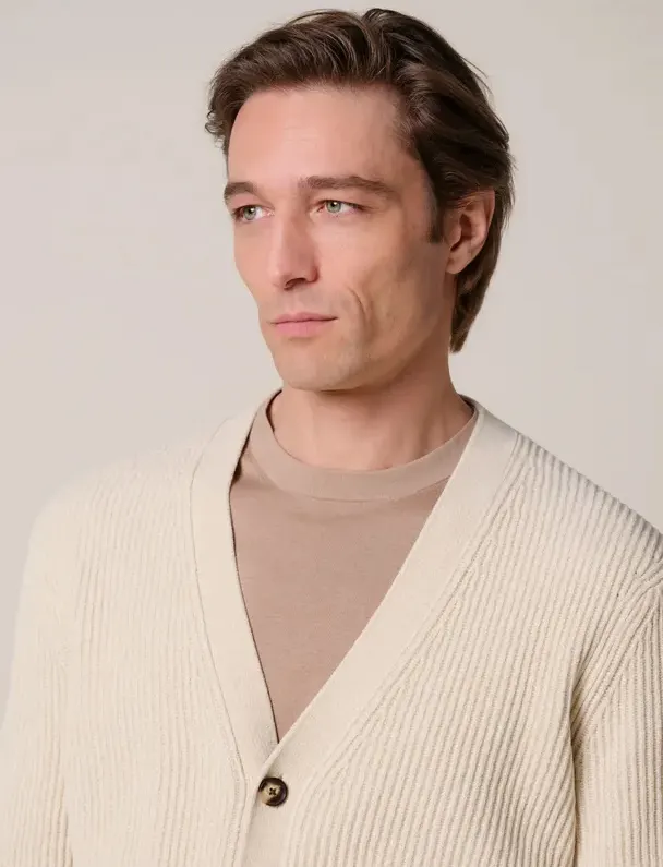 Profuomo vest beige