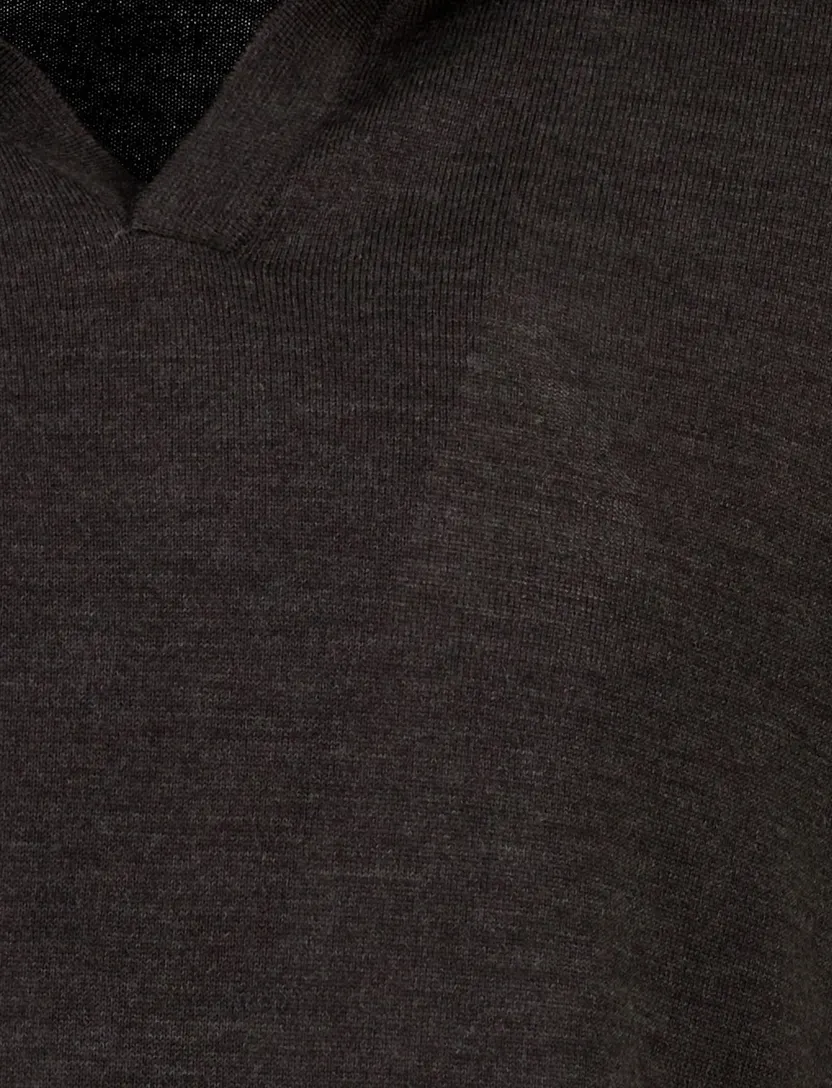 Trui Profuomo bruin gebreid