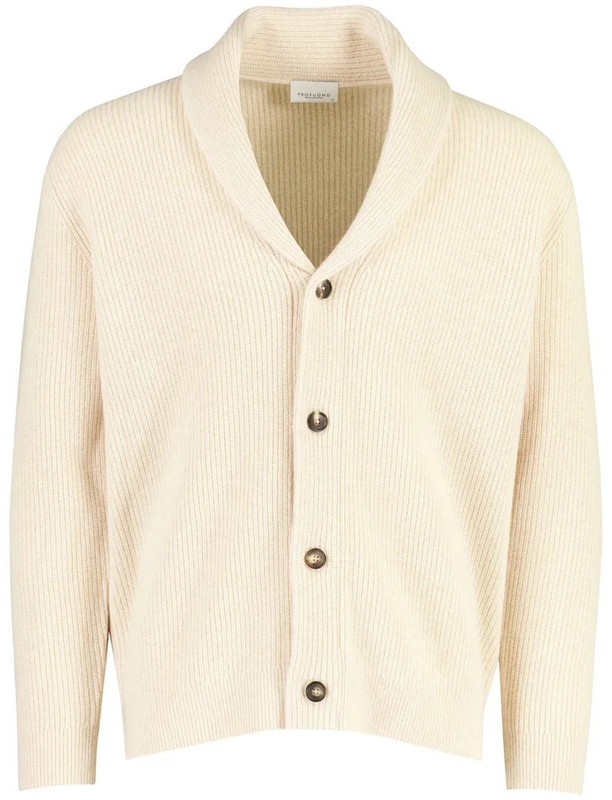 Profuomo vest beige gebreid