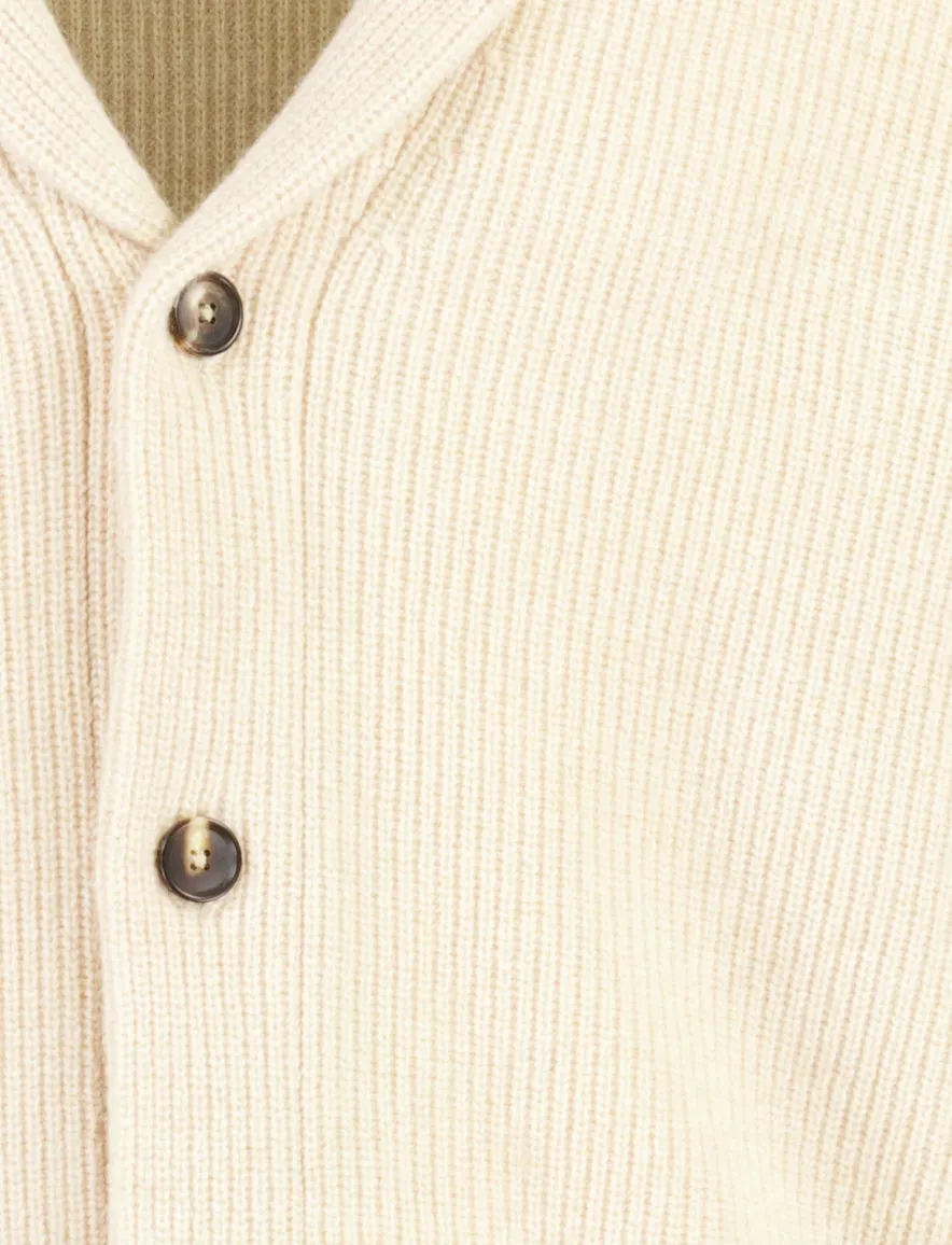 Profuomo vest beige gebreid