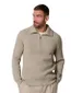 Trui Profuomo beige PULLOVER HALF ZIP BEIGE