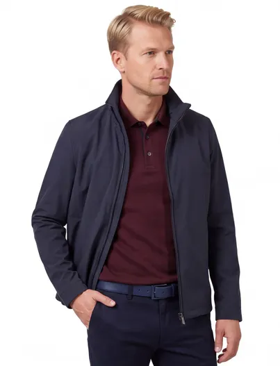 Profuomo Profuomo bodywarmer donkerblauw effen