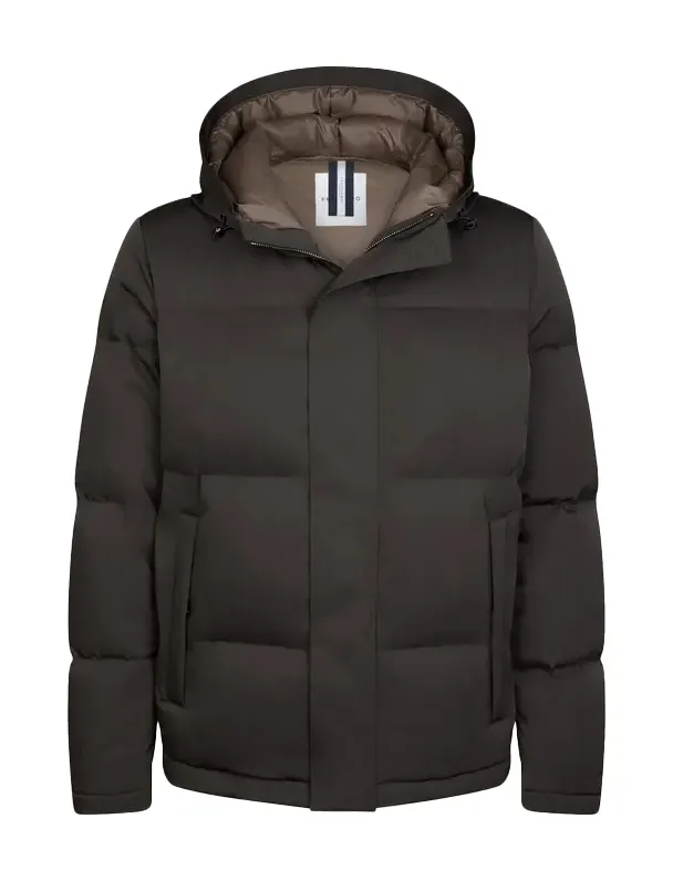Jas Profuomo bruin OUTERW PARKA MAGN D.BROWN
