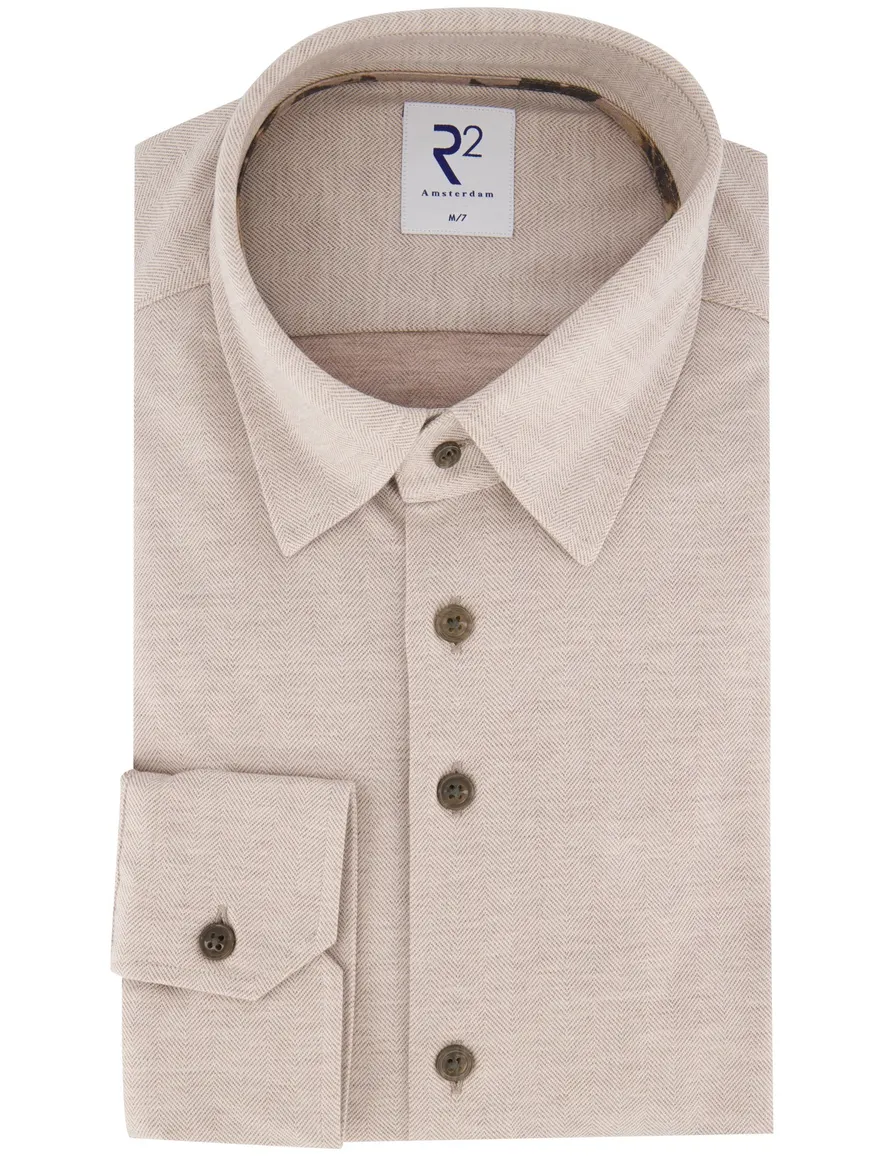 Overhemd R2 beige