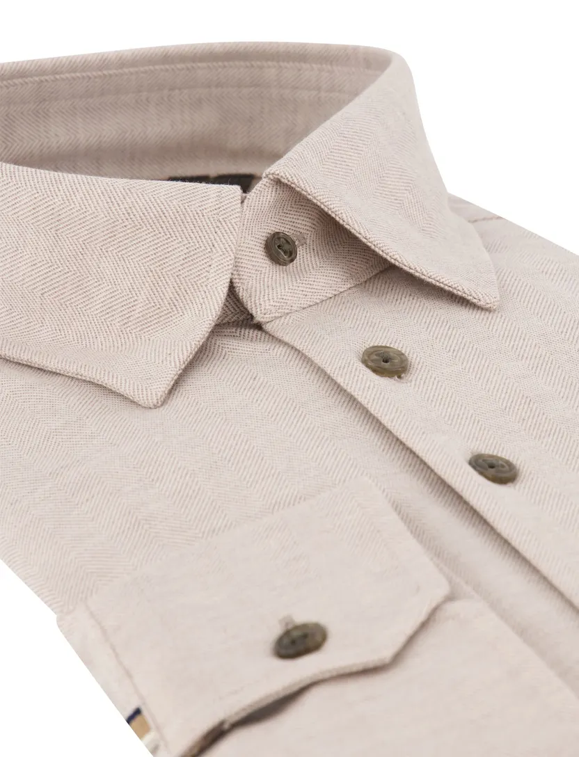 Overhemd R2 beige