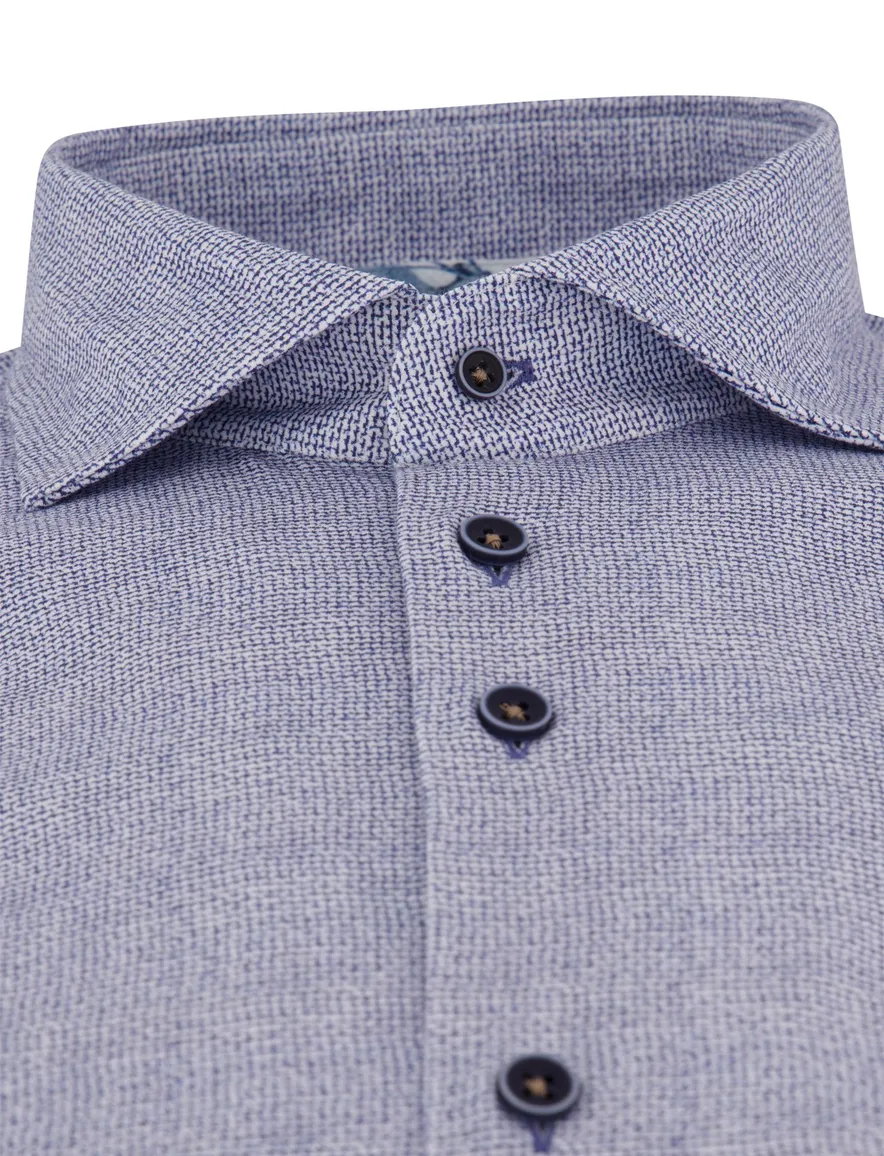 Blauw overhemd R2 geprint