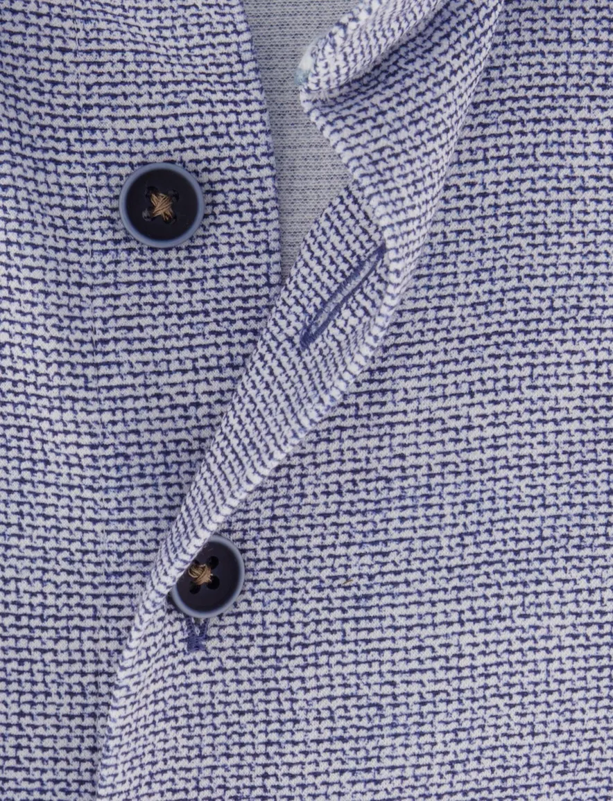 Blauw overhemd R2 geprint