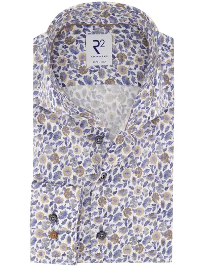R2 Overhemd R2 blauw