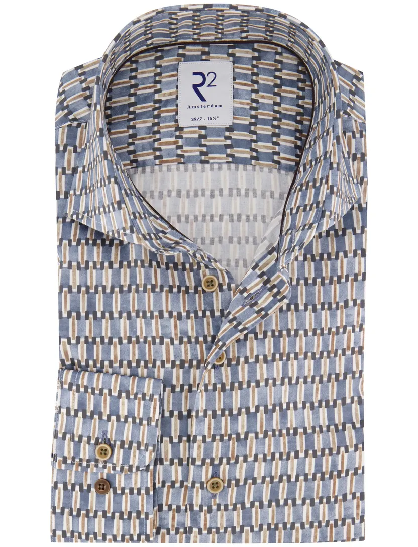 Overhemd R2 blauw
