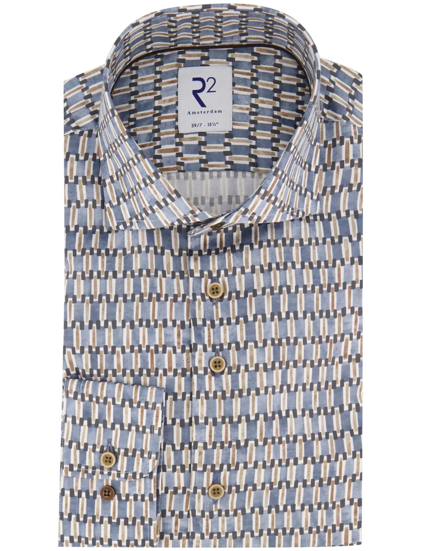 Overhemd R2 blauw