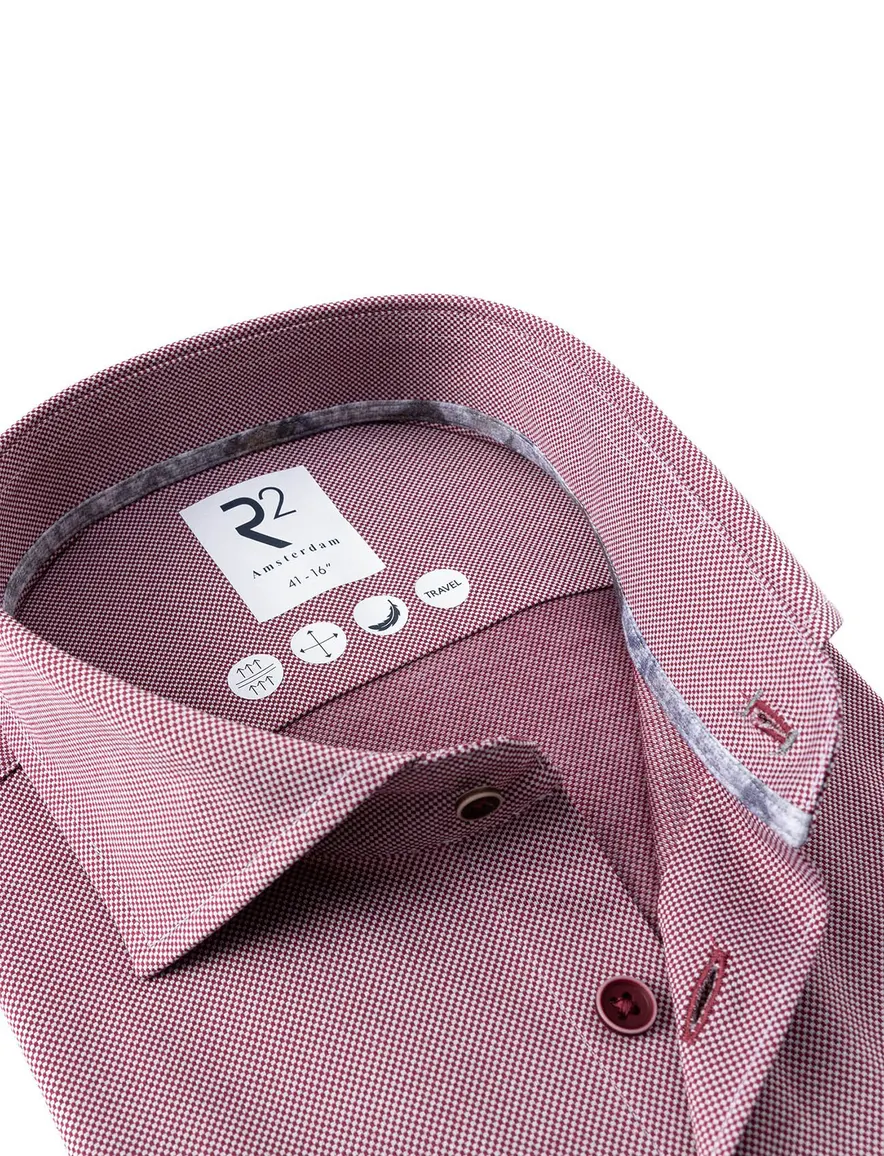 Roze overhemd R2 gemeleerd