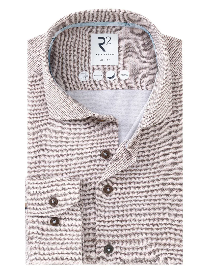 Overhemd R2 beige