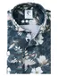 Donkerblauw overhemd R2 bloemen