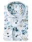 R2 overhemd lichtblauw geprint bloemen