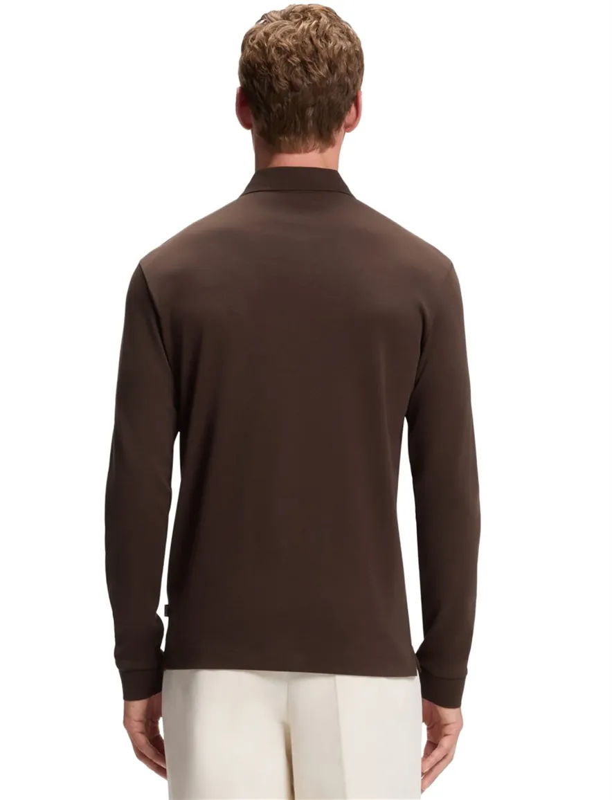 BOSS Pado polo bruin jersey