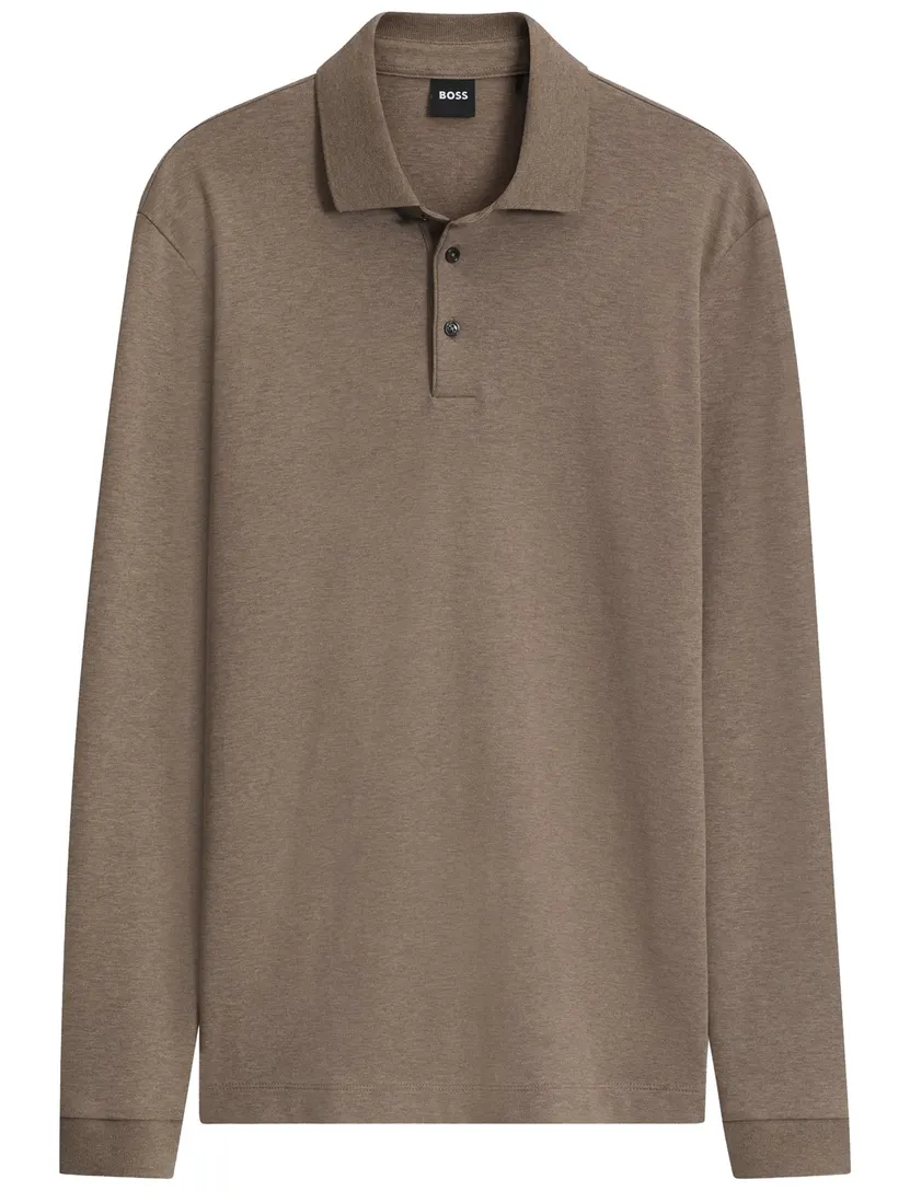 Poloshirts BOSS beige jersey