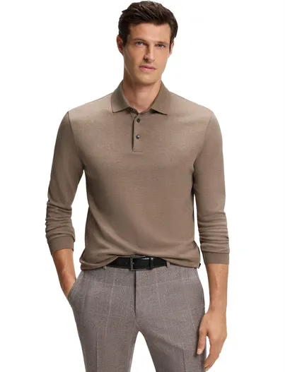 Hugo Boss Poloshirts BOSS beige jersey