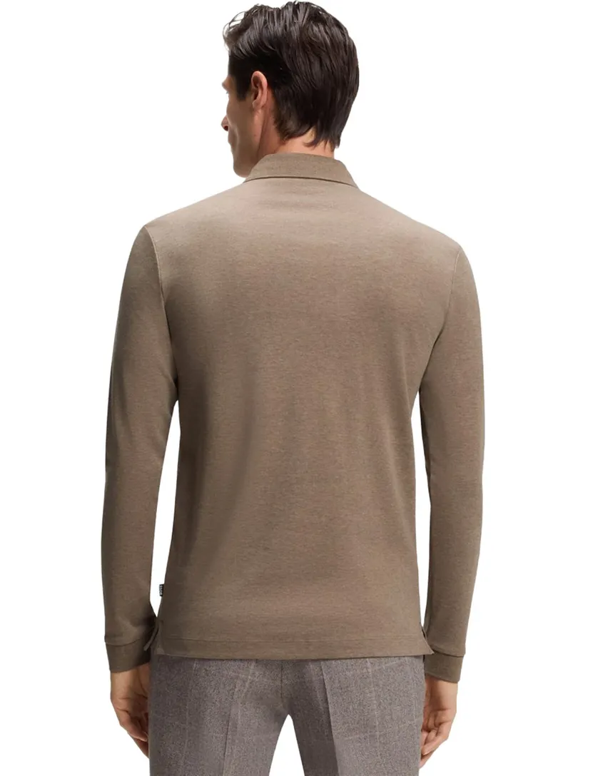 Poloshirts BOSS beige jersey